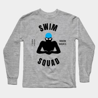 Mens Breaststroke Swim Squad Swimming Fan Gift Long Sleeve T-Shirt